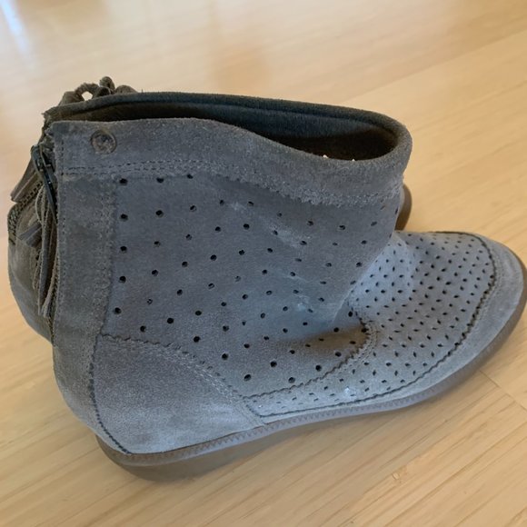 Isabel Marant Suede Wedge Bootie Size 39 - Picture 6 of 7